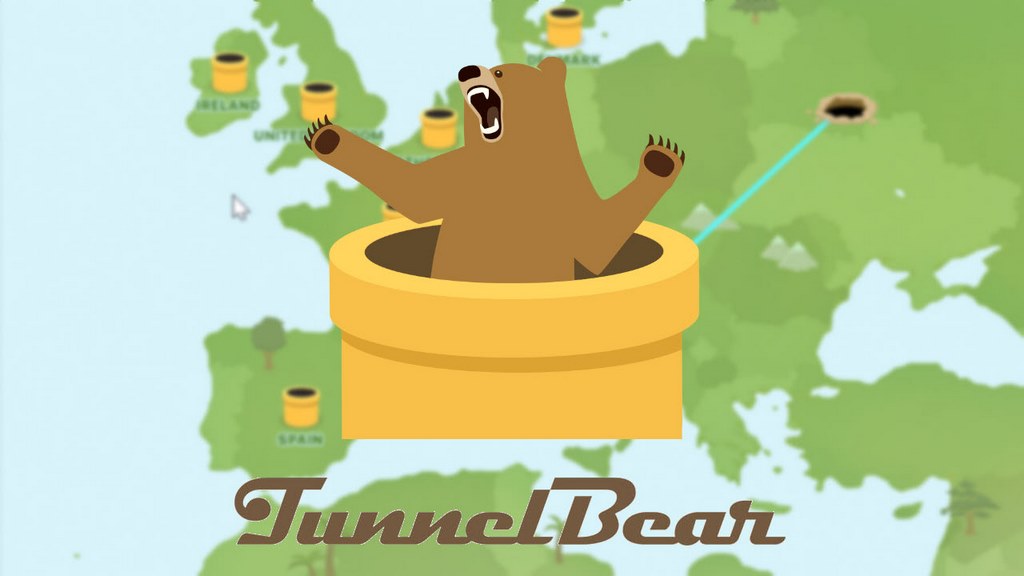 محل سرورهای ارائه شده توسط TunnelBear