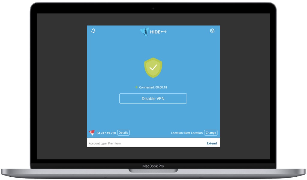 فیلترشکن hide.me برای مک